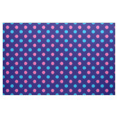 Tissu Navy Blue Pink Cyan Polka Dot Pattern (Fat Quarter)