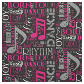 Tissu Né à Dance Pink/White ID277 (Échantillon)