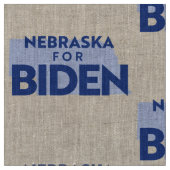 Tissu Nebraska Pour Biden (Fermer)