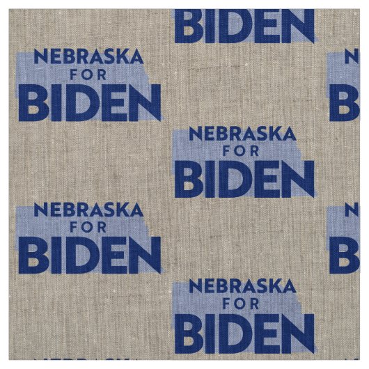 Tissu Nebraska Pour Biden (Échantillon)