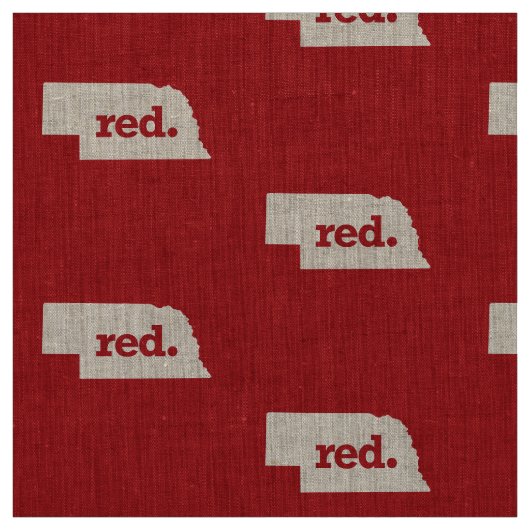 TISSU NEBRASKA ROUGE (Échantillon)