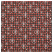 Tissu Neige Plantée de Noël (Échantillon)