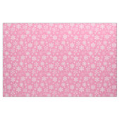 Tissu neige rose de noël (Fat Quarter)
