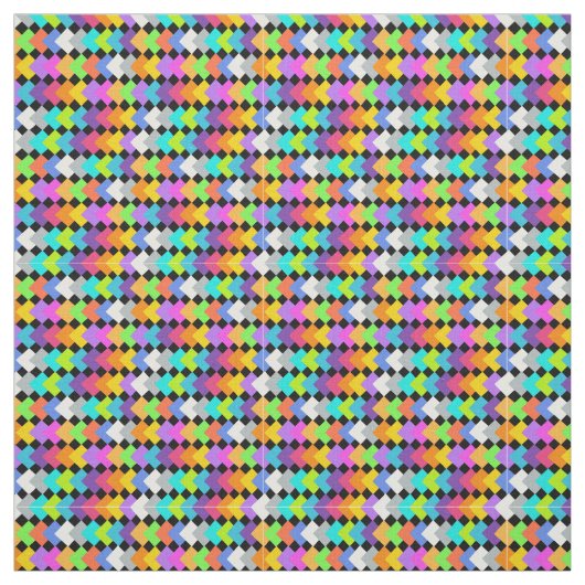 Tissu Neon Diamonds (Échantillon)
