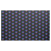 Tissu Neon Firefly sur noir (Yard)