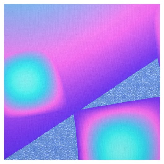 Tissu Neon Molecules Psychedelic Fractal (Échantillon)