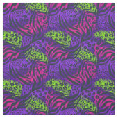 Tissu Neon Poster de animal (Échantillon)