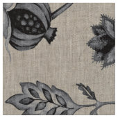 Tissu Nerf de boeuf floral (Fermer)