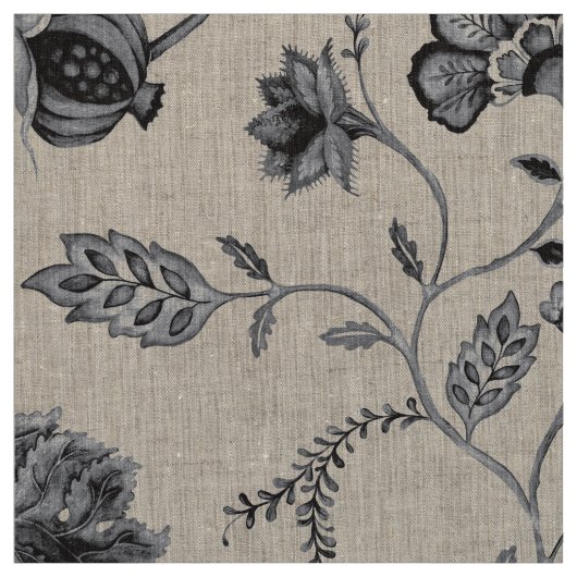 Tissu Nerf de boeuf floral (Échantillon)