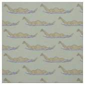 Tissu Nessie le monstre Loch Ness (Échantillon)