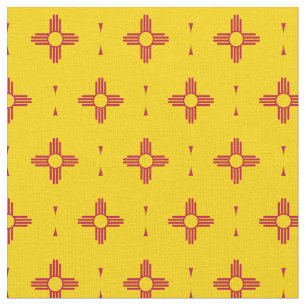 Tissu New Mexico Flag & America State Fabric/USA