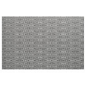 Tissu niché noir et blanc d'octogone (Yard)