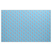 Tissu NICU Nurse Sock Monkey Blue (Yard)