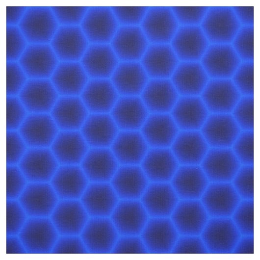 Tissu Nid d'abeilles 3D bleu (Échantillon)