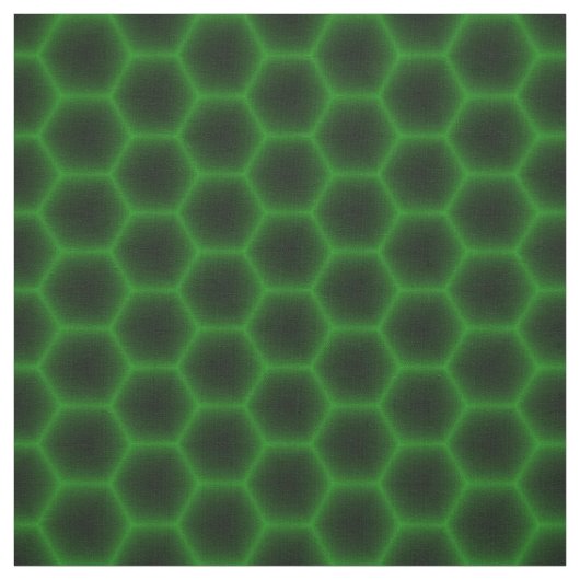 Tissu Nid d'abeilles vert (Échantillon)