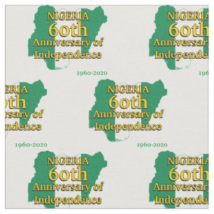 Tissu NIGÉRIA 60E ANNIVERSAIRE DE L'INDÉPENDANCE Nigér