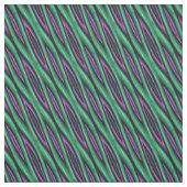 Tissu Nikki vert et violet abstrait (Échantillon)