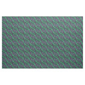 Tissu Nikki vert et violet abstrait (Fat Quarter)