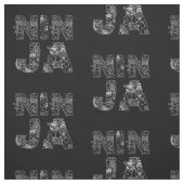 Tissu Ninja Elegant Text Art (Échantillon)