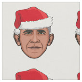 Tissu Noël BARACK OBAMA (Fermer)