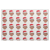 Tissu Noël BARACK OBAMA (Fat Quarter)