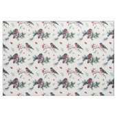 Tissu Noël bullfinch & saint motif (Yard)