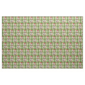 Tissu Noël Cockapoo Chien et Vacances Green Plaid (Yard)