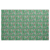 Tissu noël de keeshond (Fat Quarter)