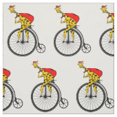 Tissu Noël de la Giraffe du Père Noël (Échantillon)