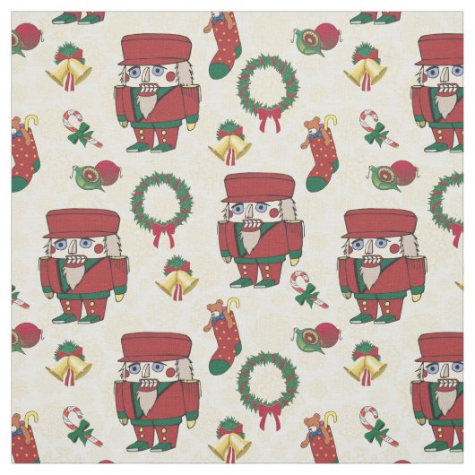Tissu Noël de Nutcracker (Échantillon)