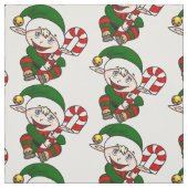 Tissu Noël des elfes (Échantillon)
