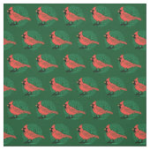 Tissu Noël du mignon cardinal (Échantillon)