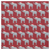Tissu Noël Eléphant mignon (Échantillon)