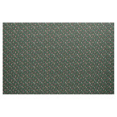 Tissu Noël Gnomes vacances vert foncé (Yard)