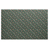Tissu Noël Gnomes vacances vert foncé (Fat Quarter)