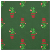 Tissu noël gothique venus flytrap spookmas (Échantillon)