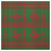 Tissu noël hideux des rennes (Échantillon)