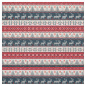 Tissu Noël Motif Faux Knit (Échantillon)