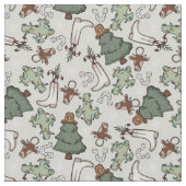 Tissu Noël occidental (Détail)