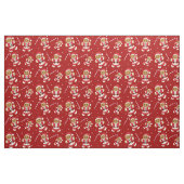 Tissu Noël Père Noël Cute Gingerbread (Fat Quarter)
