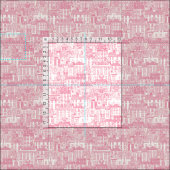 Tissu noël perle rose (Carreau)