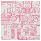Tissu noël perle rose (Fermer)