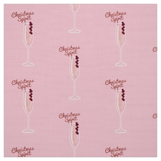Tissu Noël pétillant rose (Échantillon)