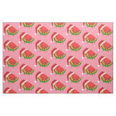 Tissu noël rose de santa claus (Fat Quarter)
