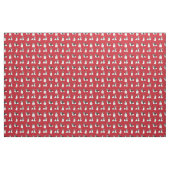 Tissu Noël rouge de Biewer Terrier (Yard)
