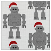 Tissu noël santa claus robot (Fermer)
