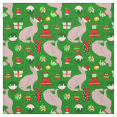 Tissu Noël sphynx chat père Noël sphinx (Échantillon)