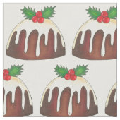 Tissu Noël Sugar Plum Pudding Vacances (Fermer)