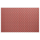 Tissu Noeud noir rouge de Noël (Yard)