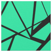 Tissu Noir Abstrait et turquoise (Détail)